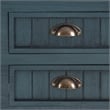Pemberley Row Wood Dark Teal Console Rectangular Vintage Charm 31.75