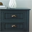 Pemberley Row Wood Dark Teal Console Rectangular Vintage Charm 31.75