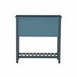 Pemberley Row Wood Dark Teal Console Rectangular Vintage Charm 31.75