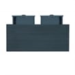 Pemberley Row Wood Dark Teal Console Rectangular Vintage Charm 31.75