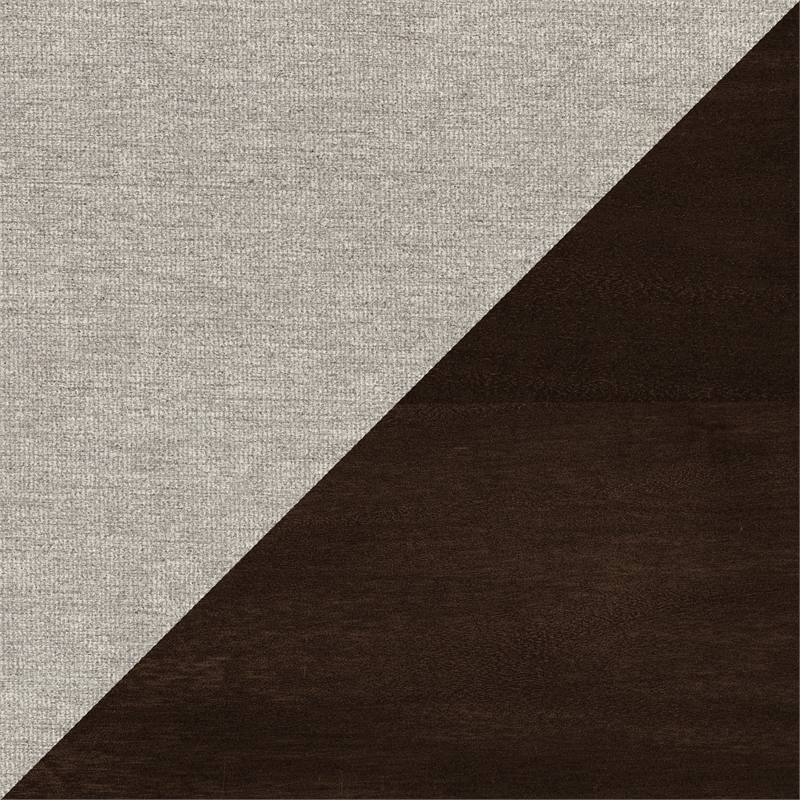 Pemberly Row 7-Piece Wood and Fabric Dining Set in Dark Cherry