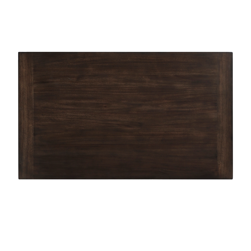 Pemberly Row 7-Piece Wood and Fabric Dining Set in Dark Cherry