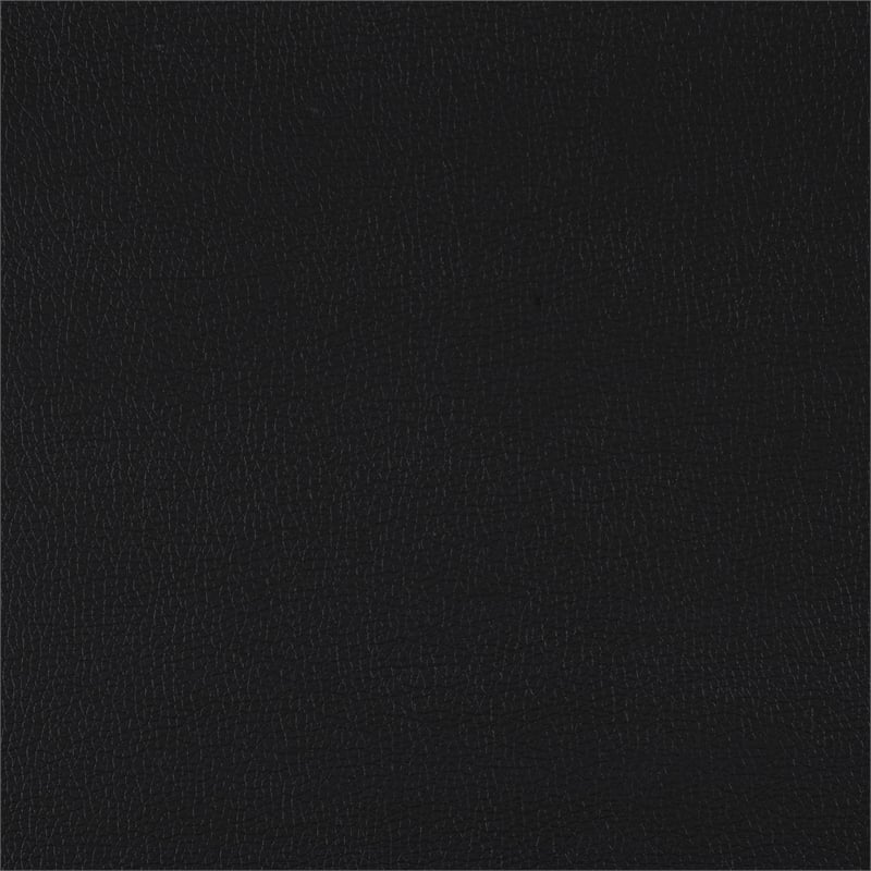 Pemberly Row Contemporary Faux Leather Power Lift Chair in Black