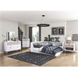 Pemberly Row Wood Nightstand in 2-Tone Finish (White and Natural)
