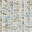 Pemberly Row Mother of Pearl & Metal Storage Cabinet in Multi-Color