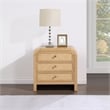 Pemberly Row Modern / Contemporary Natural Finish Night Stand
