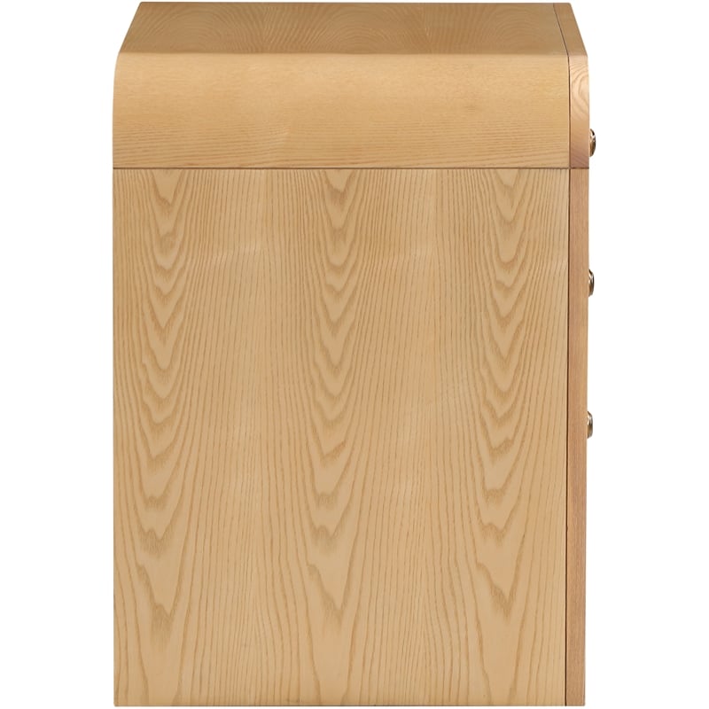 Pemberly Row Modern / Contemporary Natural Finish Night Stand