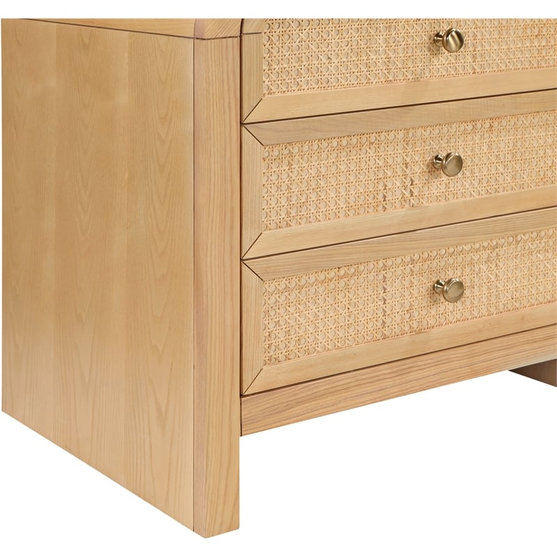 Pemberly Row Modern / Contemporary Natural Finish Night Stand