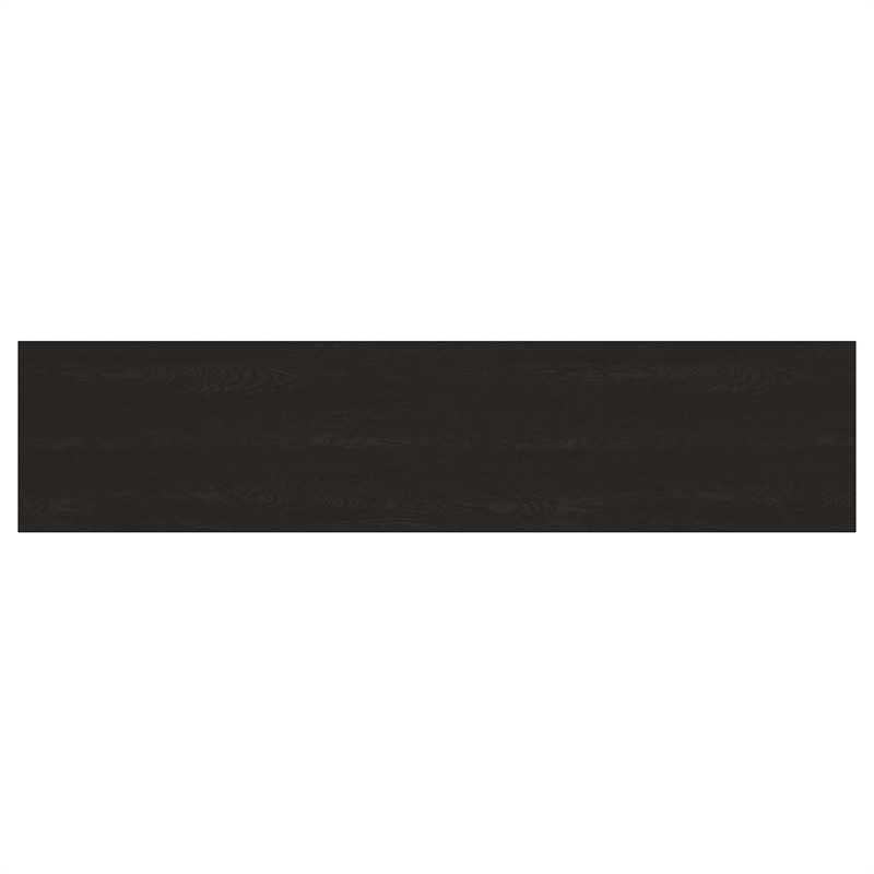 Pemberly Row 2-door Farmhouse Wood Rectangular TV Stand in Black