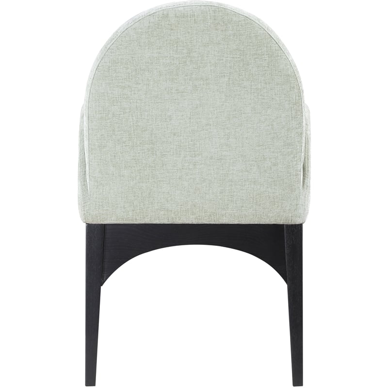 Pemberly Row Modern / Contemporary Mint Fabric Dining Arm Chair