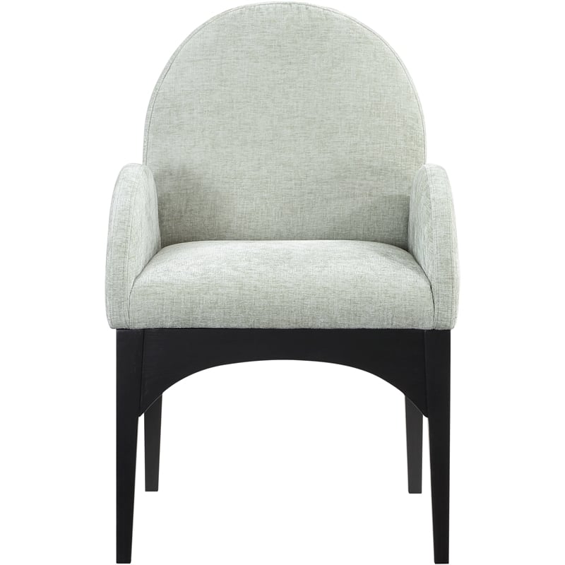 Pemberly Row Modern / Contemporary Mint Fabric Dining Arm Chair