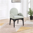 Pemberly Row Modern / Contemporary Mint Fabric Dining Arm Chair