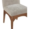 Pemberly Row Modern / Contemporary Beige Fabric Dining Side Chair