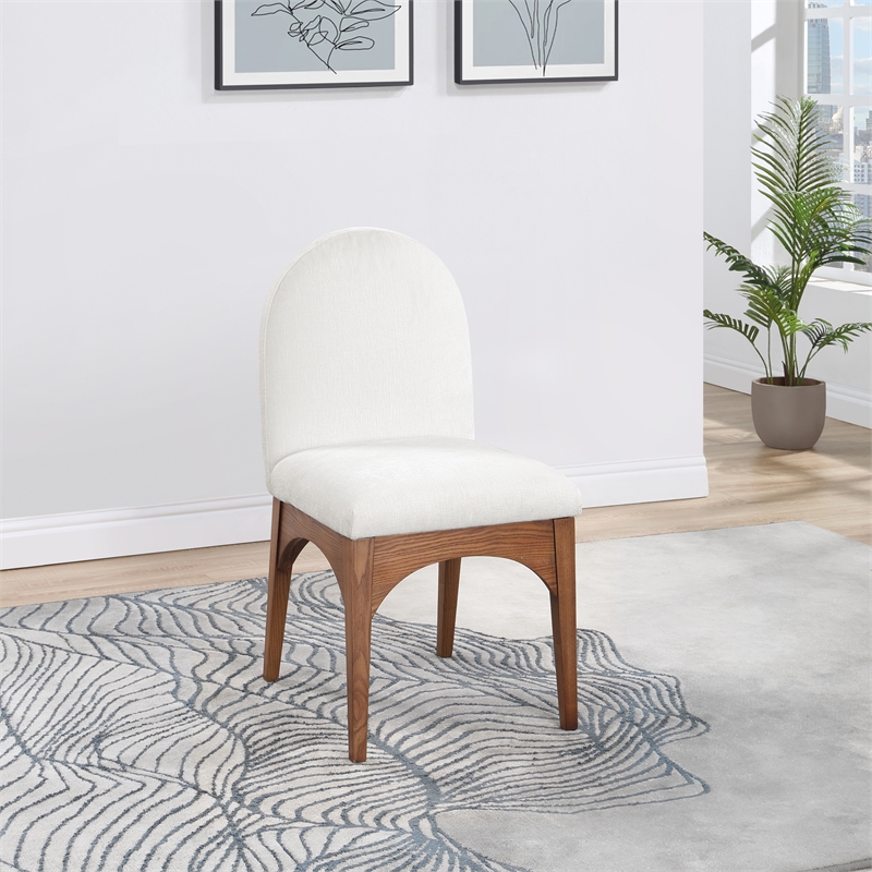 Pemberly Row Modern / Contemporary Cream Fabric Dining Side Chair
