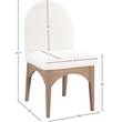 Pemberly Row Contemporary Cream Boucle Fabric Dining Side Chair