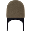 Pemberly Row Contemporary Olive Boucle Fabric Dining Arm Chair