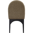 Pemberly Row Contemporary Olive Boucle Fabric Dining Side Chair
