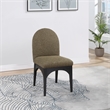 Pemberly Row Contemporary Olive Boucle Fabric Dining Side Chair