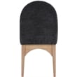 Pemberly Row Modern / Contemporary Black Fabric Dining Side Chair