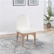 Pemberly Row Modern / Contemporary Cream Fabric Dining Side Chair