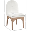 Pemberly Row Modern / Contemporary Cream Fabric Dining Side Chair