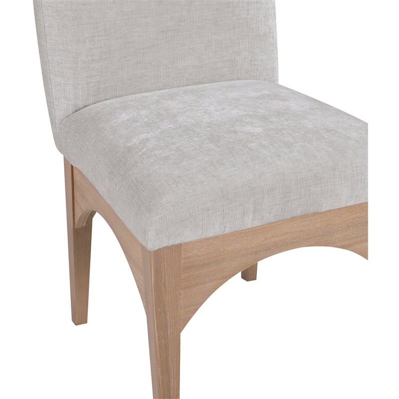 Pemberly Row Modern / Contemporary Grey Fabric Dining Side Chair