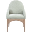 Pemberly Row Modern / Contemporary Mint Fabric Dining Arm Chair