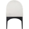 Pemberly Row Modern / Contemporary Cream Fabric Dining Arm Chair