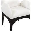 Pemberly Row Modern / Contemporary Cream Fabric Dining Arm Chair