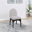 Pemberly Row Modern / Contemporary Grey Fabric Dining Side Chair