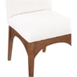Pemberly Row Contemporary Cream Boucle Fabric Dining Side Chair