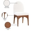 Pemberly Row Contemporary Cream Boucle Fabric Dining Side Chair