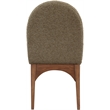 Pemberly Row Contemporary Olive Boucle Fabric Dining Side Chair