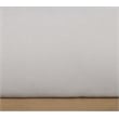 Pemberly Row Contemporary Cream Linen Textured Fabric King Bed