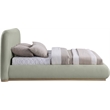 Pemberly Row Modern / Contemporary Mint Soft Fabric King Bed