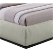Pemberly Row Modern / Contemporary Mint Soft Fabric Full Bed