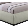 Pemberly Row Modern / Contemporary Mint Soft Fabric King Bed