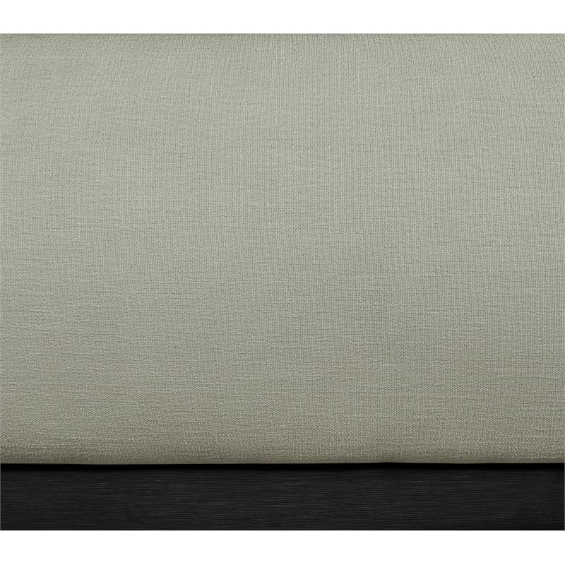 Pemberly Row Modern / Contemporary Mint Soft Fabric King Bed