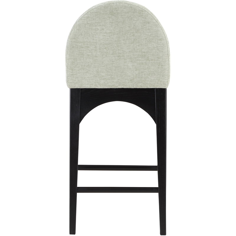 Pemberly Row Modern / Contemporary Soft Mint Green Fabric Stool