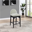 Pemberly Row Modern / Contemporary Soft Mint Green Fabric Stool