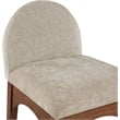 Pemberly Row Modern / Contemporary Beige Finish Soft Fabric Stool