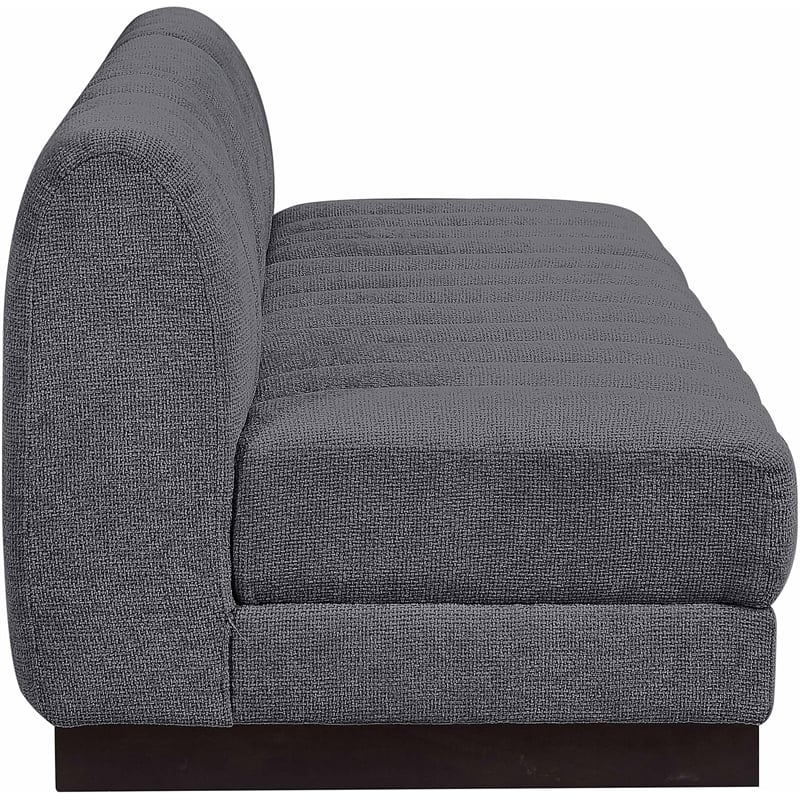 Pemberly Row Modern / Contemporary Grey Fabric 3pc. Modular Sofa