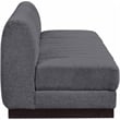 Pemberly Row Modern / Contemporary Grey Fabric 3pc. Modular Sofa
