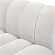 Pemberly Row 2-Piece Contemporary Fabric Modular Sofa in Cream