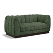 Pemberly Row 2-Piece Contemporary Fabric Modular Sofa in Green