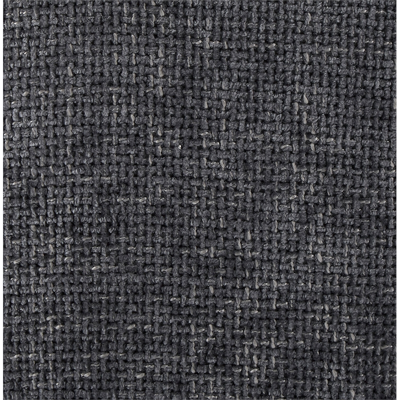 Pemberly Row 2-Piece Contemporary Fabric Modular Sofa in Dark Gray