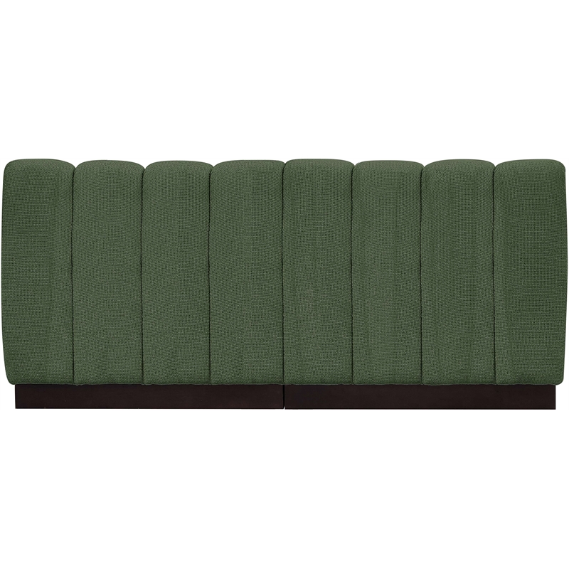 Pemberly Row Modern / Contemporary Green Fabric 2pc. Modular Sofa
