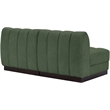 Pemberly Row Modern / Contemporary Green Fabric 2pc. Modular Sofa