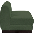 Pemberly Row Modern / Contemporary Green Fabric 2pc. Modular Sofa