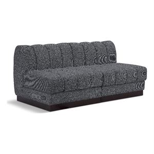 Pemberly Row Modern / Contemporary Grey Fabric 2pc. Modular Sofa